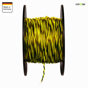 Alternative view of AMPIRE IKV050-GE-150 Verdrilltes Kabel GELB/SCHWARZ 0,5mm² 150m Spule Kupfer