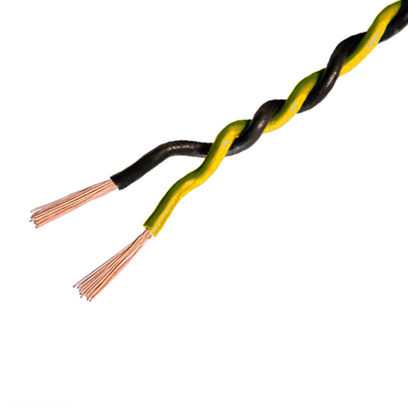 AMPIRE Verdrilltes Kabel GELB/SCHWARZ 1,5mm², 60m Spule, 100% Kupfer