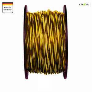 Alternative view of AMPIRE IKV150-GE-60 Verdrilltes Kabel GELB/SCHWARZ 1,5mm² 60m Spule 100% Kupfer
