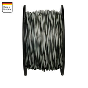 Alternative view of AMPIRE Verdrilltes Kabel GRAU/SCHWARZ 1,5mm², 60m Spule, 100% Kupfer