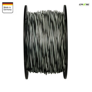 Alternative view of AMPIRE IKV150-GR-60 Verdrilltes Kabel Grau/Schwarz 1,5mm² 60m Spule 100% Kupfer