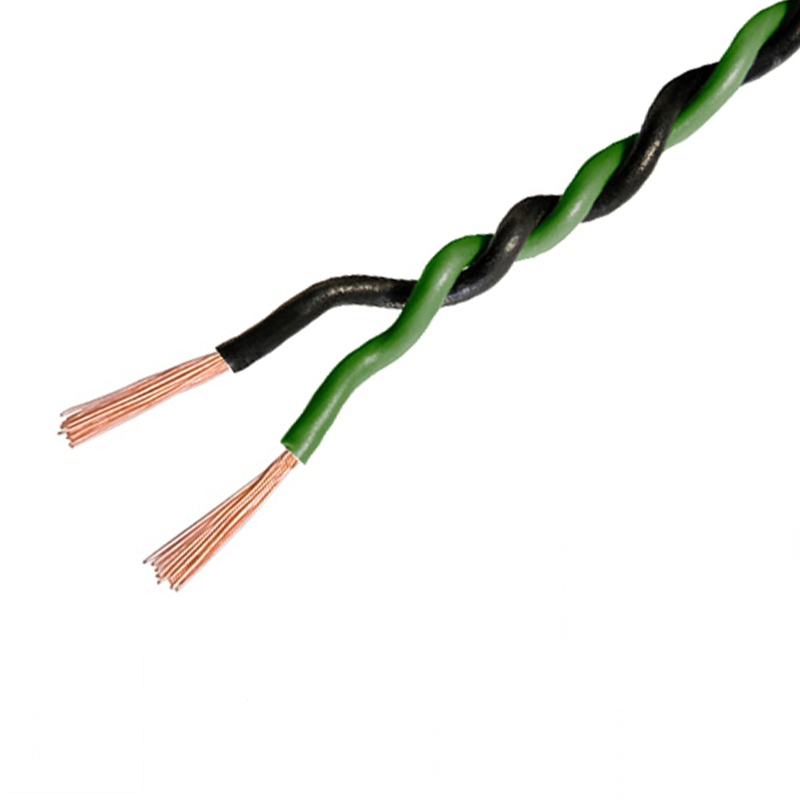AMPIRE Verdrilltes Kabel GRÜN/SCHWARZ 1,5mm², 60m Spule, 100% Kupfer