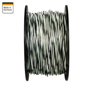 Alternative view of AMPIRE Verdrilltes Kabel WEISS/SCHWARZ 1,5mm², 60m Spule, 100% Kupfer