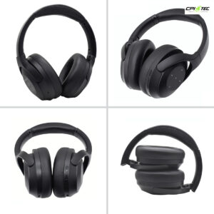 Alternative view of AMPIRE BT301 kabelloser BT-Kopfhörer faltbar Fahrzeug Noise Cancellation 3.5mm