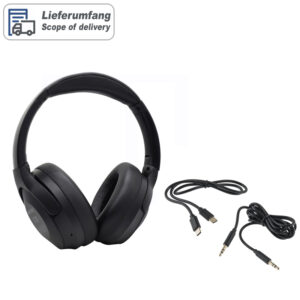 AMPIRE kabelloser BT-Kopfhörer, faltbar, Noise Cancellation, 3.5mm Klinkeneingang – Bild 7