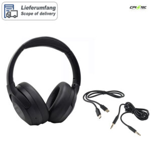 AMPIRE BT301 kabelloser BT-Kopfhörer faltbar Fahrzeug Noise Cancellation 3.5mm – Bild 7