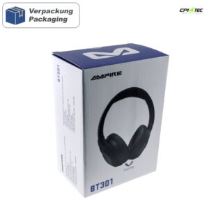 AMPIRE BT301 kabelloser BT-Kopfhörer faltbar Fahrzeug Noise Cancellation 3.5mm – Bild 9