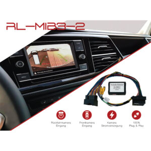 CAS Front/Rückfahrkamera-Eingang NTSC für VW mit MIB3