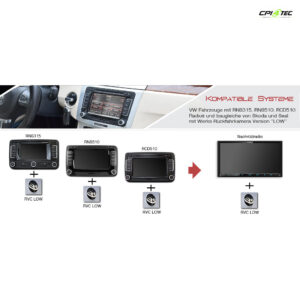 CAS Interface VW Werks-RFK LOW an Nachrüst Head-Unit - PnP