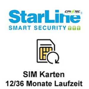 STARLINE TMT-STARLINE/1302 Prepaid-Aufladung StarLine Alarmanlage 36 Monate