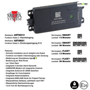 Alternative view of META SYSTEM METATRAK/1239 GNSS-Ortungssystem 12-24V mit Alarmeingang