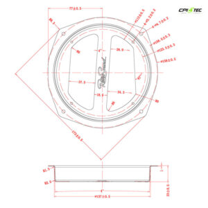 RETROSOUND R-65N DVC-Lautsprecher VW Käfer 1958-77 Armaturenbrett 165mm Koaxial – Bild 8