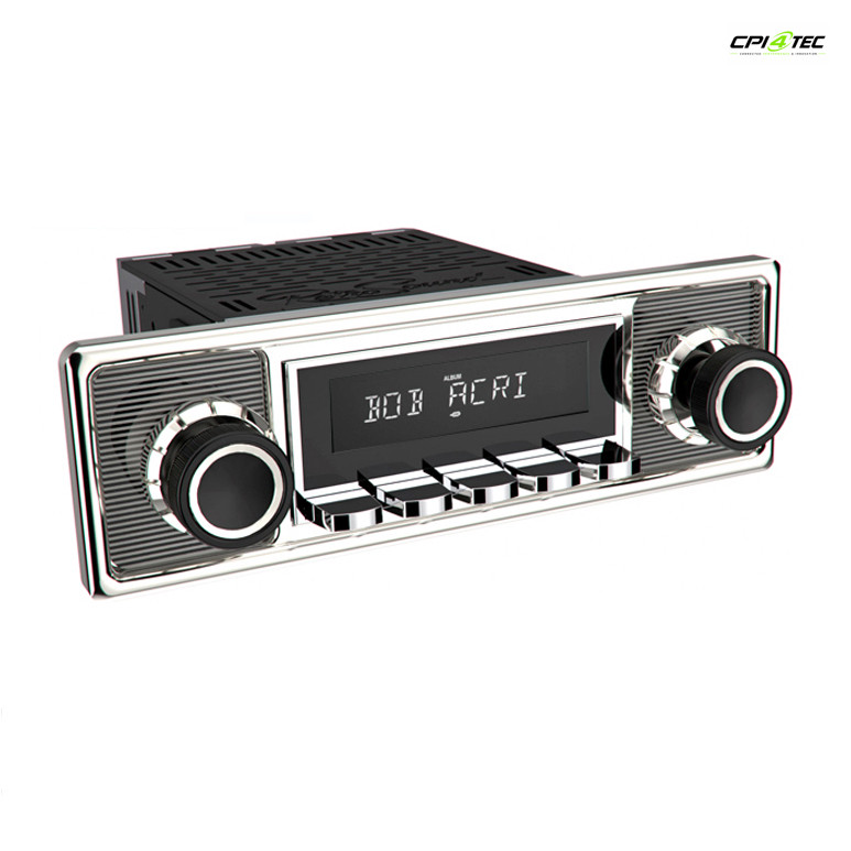RETROSOUND RSD-BECKER-CHROME DAB+ Komplett-Set ohne Radiomodul für Oldtimer