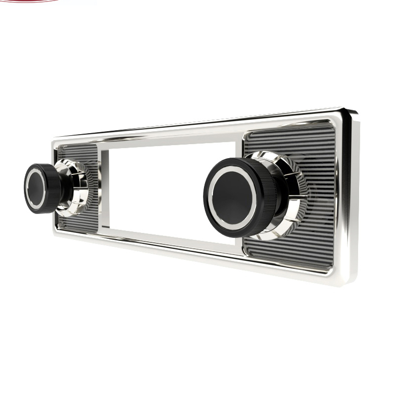 RETROSOUND Design "Becker Chrome" DAB+ Komplett-Set mit Zubehör (ohne Radiomodul)