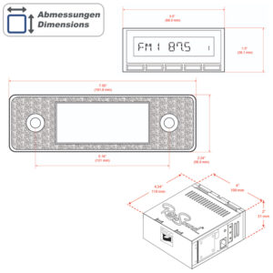 RETROSOUND Design "TRIM" DAB+ Komplett-Set mit Zubehör (ohne Radiomodul) – Bild 5