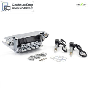 RETROSOUND FACE-DETROIT Displayeinheit verchromt für 64-66 Ford Mustang – Bild 3