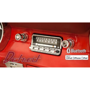RETROSOUND Display/Drucktasteneinheit "Detroit", verchromt für 64-66er Ford Mustang – Bild 6