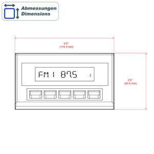 Alternative view of RETROSOUND Displayeinheit "Daytona"