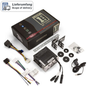 Alternative view of RETROSOUND Radiomodul (UKW/DAB+/BT) inklusive Einbaumaterial und Verkabelung
