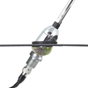 RETROSOUND Teleskopantenne, verchromtes Messing, 6m Kabel