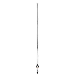 RETROSOUND Teleskopantenne, verchromtes Messing, Frontmontage
