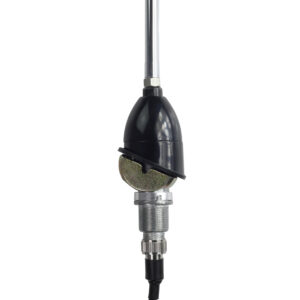 RETROSOUND Teleskopantenne, verchromtes Messing, Frontmontage