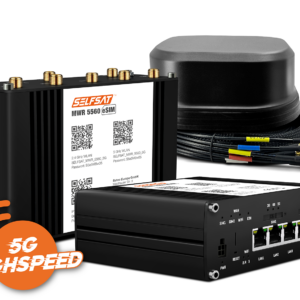 SELFSAT MWR 5560 eSIM mit SATCO Antenne schwarz