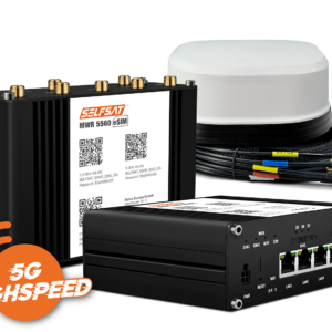 SELFSAT MWR 5560 eSIM mit SATCO Antenne weiß
