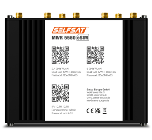 SELFSAT MWR 5560 eSIM 5G CAT19 WLAN Router bis 3,4 Gbps – Bild 2
