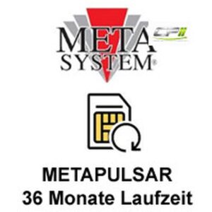 META SYSTEM TMT-PULSAR-36 Prepaid-Aufladung METAPULSAR 36 Monate Laufzeit