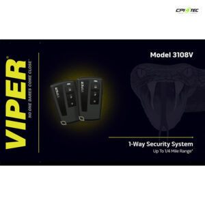 VIPER 3108V Alarmsystem mit 7147VSEC Fernbedienungen Autoalarm ZV-Steuerung – Bild 3