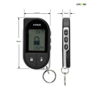 VIPER 7756V LCD-Fernbedienung 2-Wege für Viper 3606V Alarmanlage Rolling Code – Bild 2