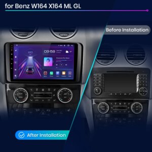 Android Autoradio für Mercedes Benz M-Klasse W164 GL-Klasse X164 ML GL Multimedia Bildschirm – Bild 3