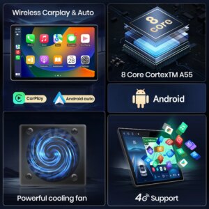 Android Autoradio für Peugeot 508 508SW 2011-2018 Multimedia Bildschirm Smart Systeme DSP SW BT GPS – Bild 4