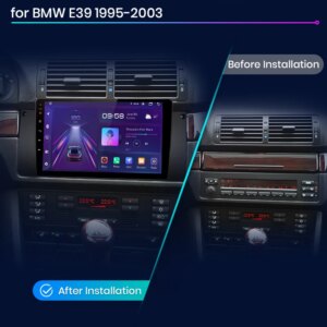Android Autoradio für BMW E39 1995-2003 CarPlay Android Auto  Bluetooth GPS – Bild 3