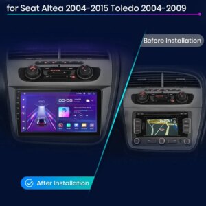 Alternative view of Android Autoradio für Seat Altea XL 2004-2015 9 Zoll  GPS Navigation Carplay DSP Bluetooth FM Lenkradbedienung