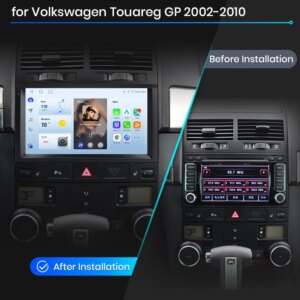 Android Autoradio für Volkswagen Touareg 2002-2010 Multimedia System DSP SWC RDS GPS FM BT – Bild 3