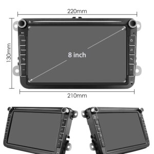 Android Autoradio für VW Volkswagen Golf Polo Skoda Rapid Octavia Radio Tiguan Passat b7 Jetta GPS Multimedia – Bild 5