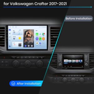 Android Autoradio für Volkswagen (VW) Crafter Mk2 (SY/SZ) 2017-2021 GPS-Navigation, Multimedia-Player, WiFi, DSP, RDS, BT, SWC, IPS-Touchscreen – Bild 3