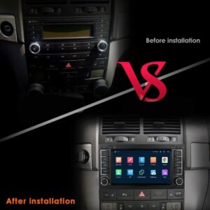 Android Autoradio für VW Volkswagen Touareg Transporter T5 Multivan Naviagtion Player Audio WIFI – Bild 3