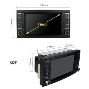 Android Autoradio für VW Volkswagen Touareg Transporter T5 Multivan Naviagtion Player Audio WIFI – Bild 5