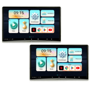 AMPIRE AMX225 Dual RSE-Monitore mit Kopfstützen-Halterung WLAN HDMI In – Bild 17