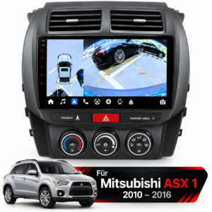 Android Autoradio für Mitsubishi ASX 1 2010-2016 10 Zoll GPS Navigation Carplay DSP Bluetooth FM Lenkradbedienung