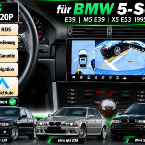 Alternative view of Android Autoradio für BMW E39 1995-2003 CarPlay Android Auto  Bluetooth GPS