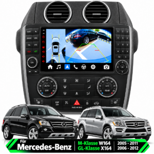 Android Autoradio für Mercedes Benz M-Klasse W164 GL-Klasse X164 ML GL Multimedia Bildschirm