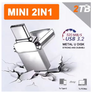 USB Flash Drives Mini 1TB, 512GB, 128GB Typ C Ultra Dual USB Flash Drive Memory Stick Thumb Pen Drive Kreative Geschenke für Unternehmen