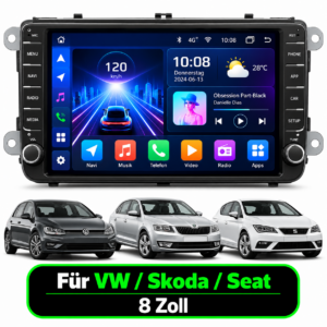 Android Autoradio für VW Volkswagen Golf Polo Skoda Rapid Octavia Radio Tiguan Passat b7 Jetta GPS Multimedia