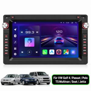 Android Autoradio für VW Passat B5 MK4 MK5 Golf 4 IV Polo Bora Jetta T5 SHARAN Jetta Transport T5 MULTIVAN LUPO Seat ALHAMBRA Cordoban Lego Excellent FM RDS Multimedia