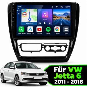 Android Autoradio für Volkswagen VW Jetta 6 2011-2018 Multimedia-Player GPS WiFi Carplay Audio Stereo