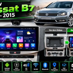 Alternative view of Android Autoradio für VW Passat B6 B7 CC 2010-2015, Apple CarPlay Multimedia